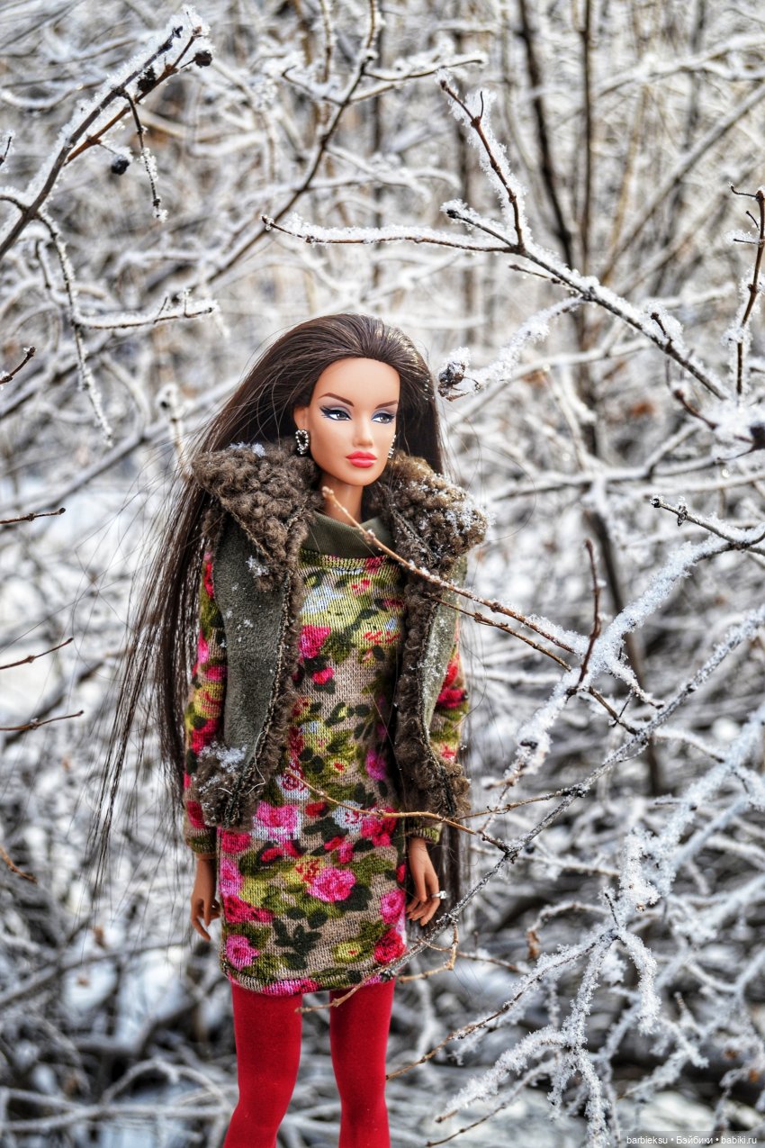 Прелесть какая — снег на ресницах❄️❄️❄️ (фото 10)