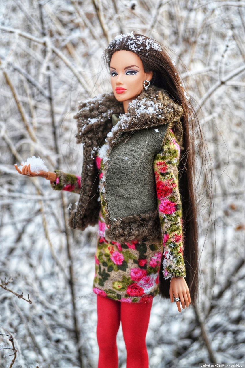 Прелесть какая — снег на ресницах❄️❄️❄️ (фото 8)