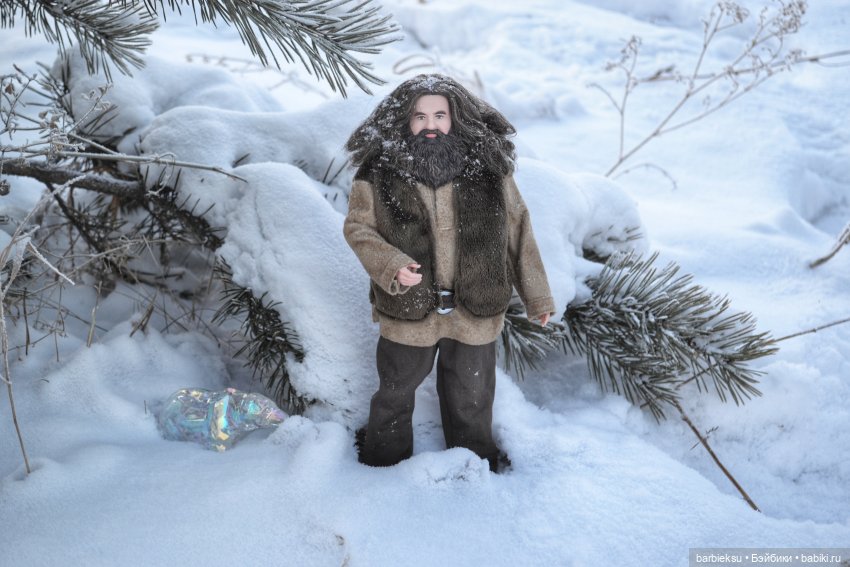 Рубеус Хагрид — Куклы Harry Potter (Гарри Поттер) Mattel: Wizarding World (фото 8)