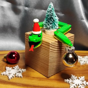 Змейка новогодняя🎄❄🐍