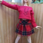 Свитшот для кукол  БЖД 1/4, Тоннера