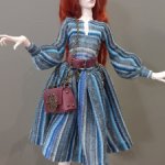 Платье, ремень, сумочка на худеньких авторок, Тоннер, FR, Integrity Барби