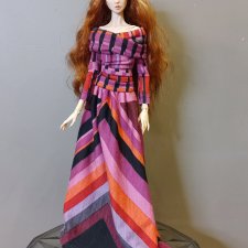 Платье для кукол бдж 1/4