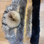 Мех чернобурой лисы и енота