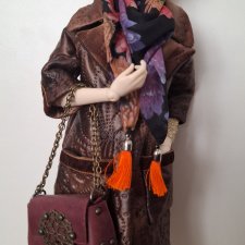 Пальто стеганое на девочек 1/4