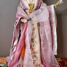 Шёлковое ханьфу для девочек 1/4