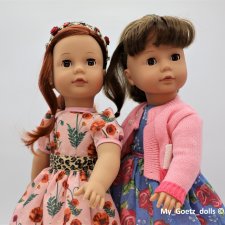 Показываю ещё пару твёрдонабивных кукол - Джулию и Элизабет Готц (Julia Catness и Elisabeth Roses Garden, Gotz / Götz, «Precious Day Girl»)