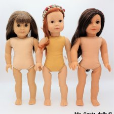 Соревновательный марафон между куклами "Готц" ("Julia Catness, Precious Day Girl, Gotz/Götz") и "American Girl" (Maritza Ochoa, „World By Us“ и Truly me doll №13")
