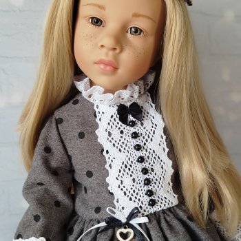 Теплые платья для кукол Готц