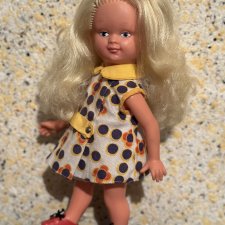 Винтажная куколка ГДР 60-х годов, 32 см