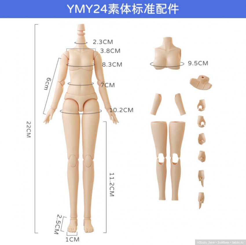 Взрослое тело YMY в двух вариантах (фото 2)