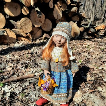 Как Эльна весну встречала