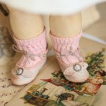 Туфли для антикварной куклы