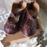 Туфли для антикварной куклы