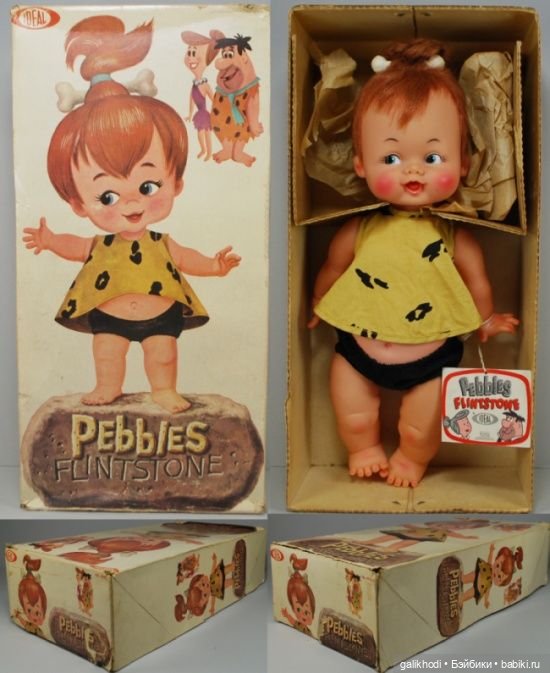 Кукла Pebbles Flintstone от Ideal Toy (фото 2)