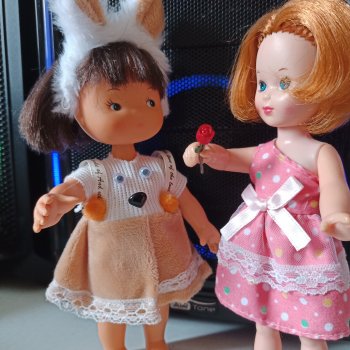 Девочка Garden Gal нашла подругу, похожую на Knickerbocker