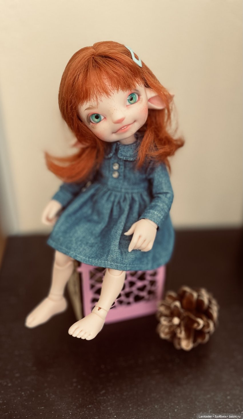 А у меня такой вот рыжулик пока 😍