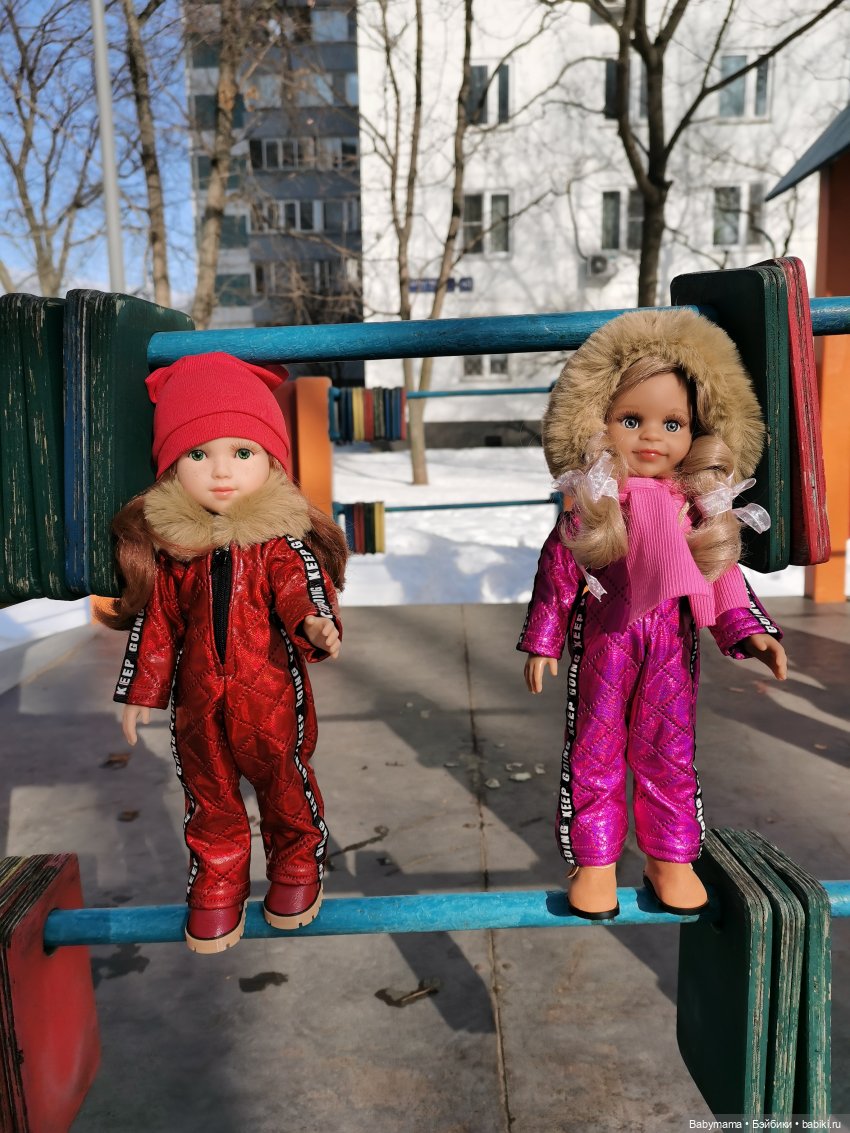 Зимняя прогулка во дворе — Испанские куклы (разное): Vestida de Azul (фото 6)