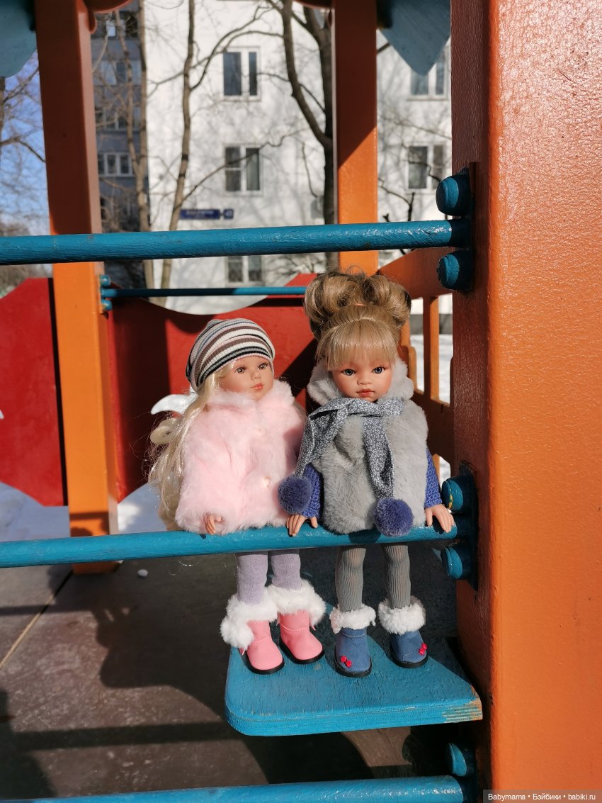 Зимняя прогулка во дворе — Испанские куклы (разное): Vestida de Azul (фото 9)
