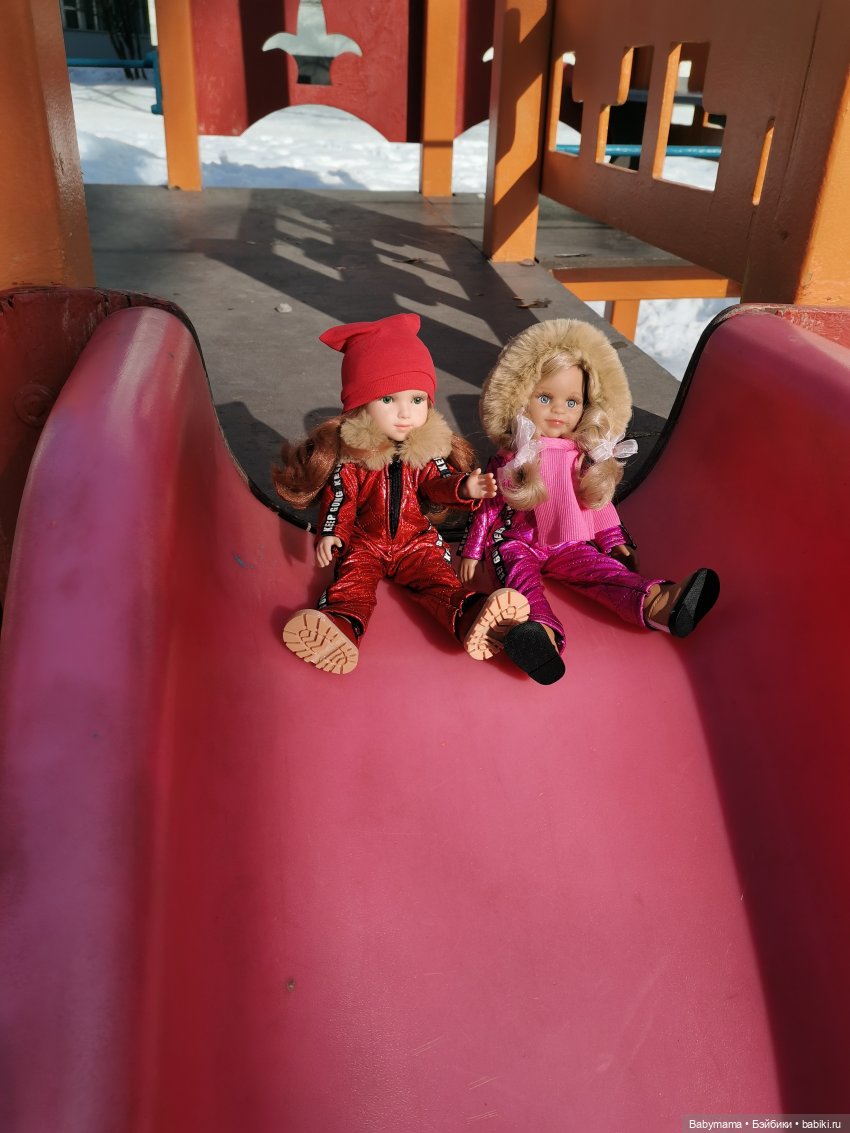 Зимняя прогулка во дворе — Испанские куклы (разное): Vestida de Azul (фото 8)