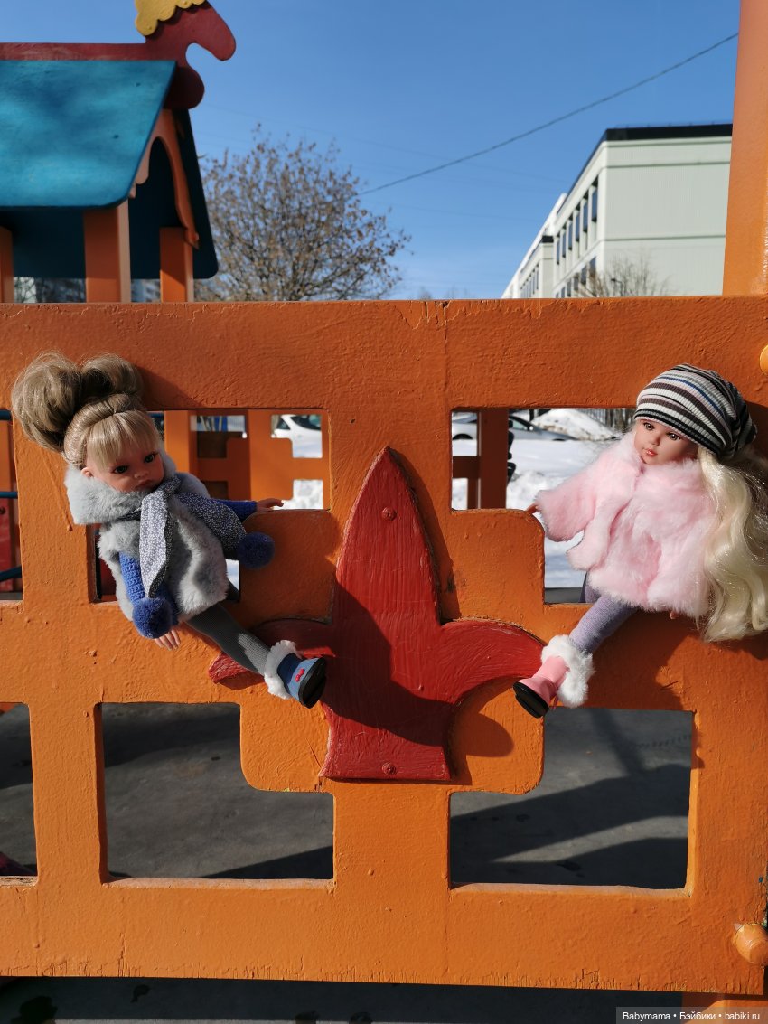 Зимняя прогулка во дворе — Испанские куклы (разное): Vestida de Azul (фото 7)