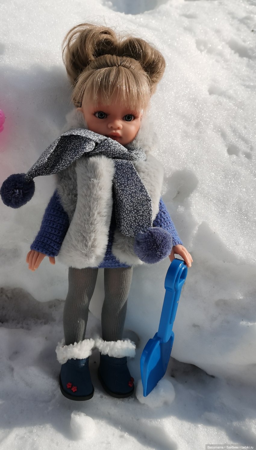 Зимняя прогулка во дворе — Испанские куклы (разное): Vestida de Azul (фото 4)