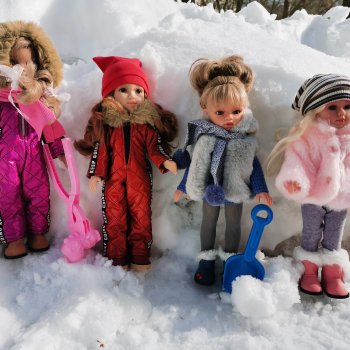 Зимняя прогулка во дворе