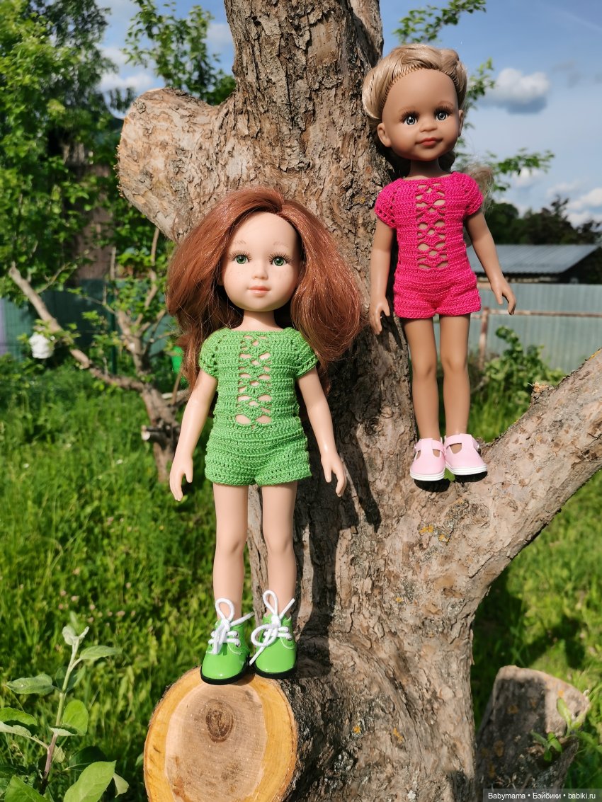 Агния и Алька на даче — Куклы Paola Reina (Паола Рейна): новинки (фото 2)