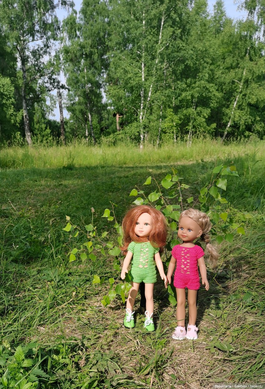Агния и Алька на даче — Куклы Paola Reina (Паола Рейна): новинки (фото 5)