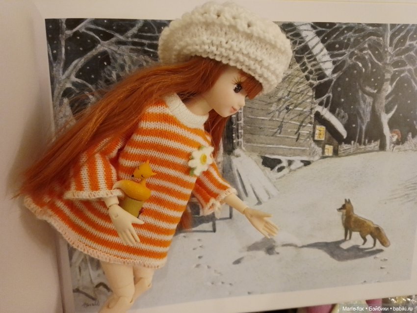 Ликкуша читает про Лиса — Куклы Takara Tomy (Такара): Licca (Ликка) (фото 8)