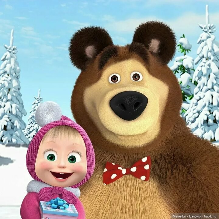 Новенькие — Куклы Маша и Медведь (Simba): Маша в кармашке