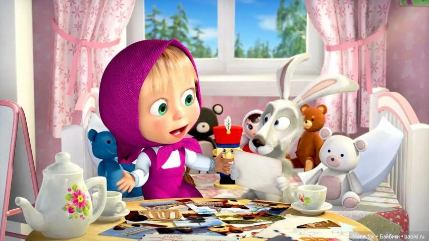 Новенькие — Куклы Маша и Медведь (Simba): Маша в кармашке (фото 3)