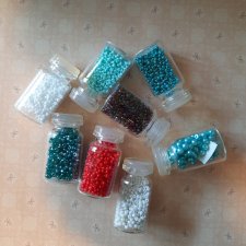 Стеклянные флаконы, мини баночки