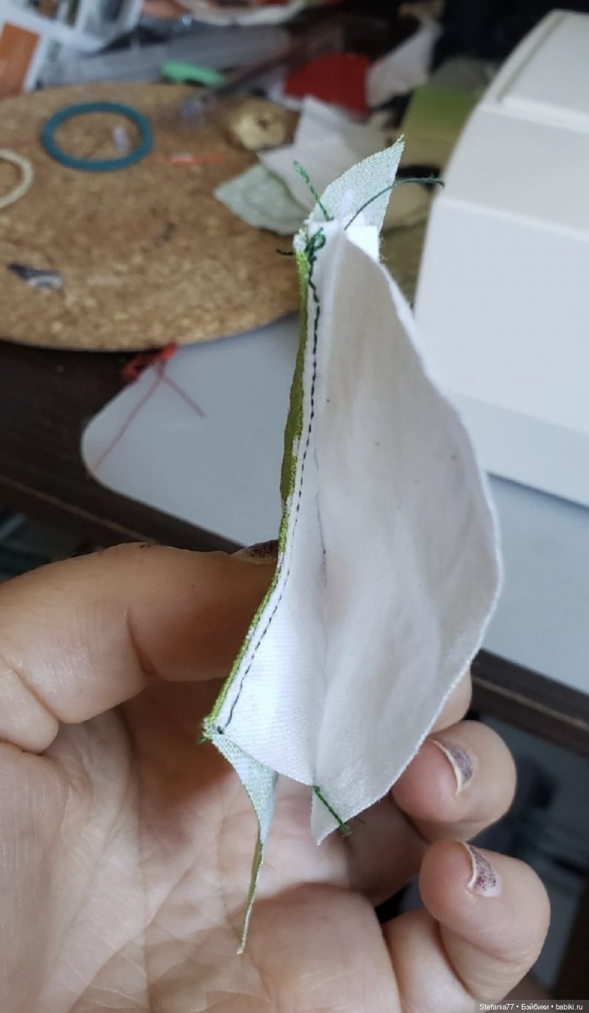 Мк по пошиву комбинезона на кукол 1/6 и 1/8 (yosd bjd, yuyudoll, monst doll и им подобных) на паолок так-же шью (фото 10)