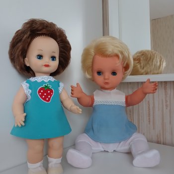 "Из неопубликованного". Просто картинки моих кукол и немного букв