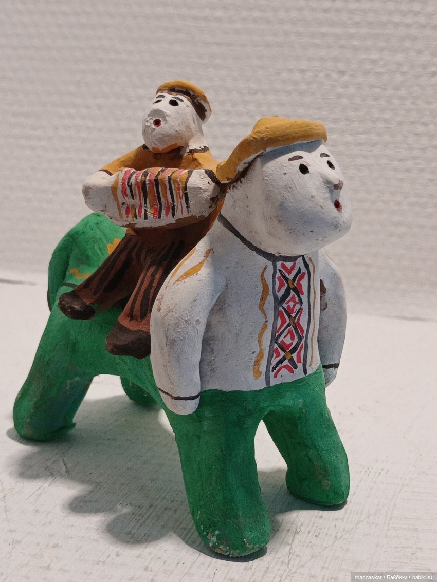 Каргопольская глиняная игрушка. "Бабкина поляна" (фото 7)