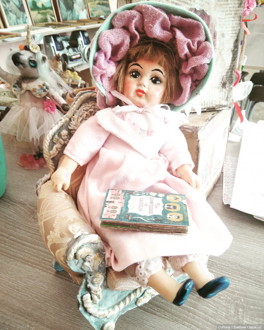 Авторская куколка смешанной техники