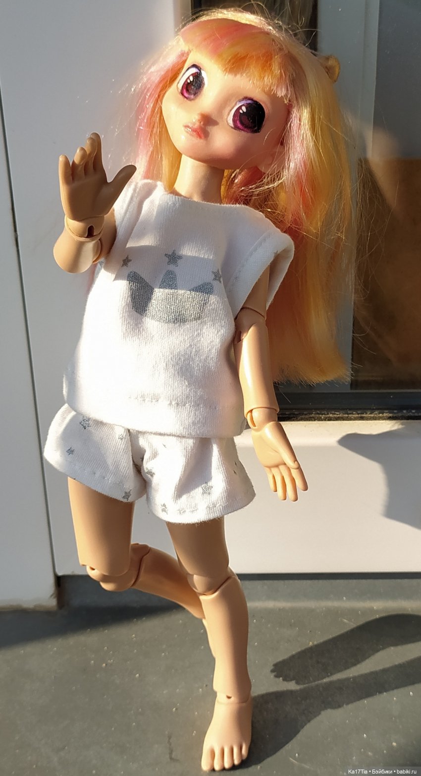 Угадайте, чью голову я приспособила к телу и изменила личико