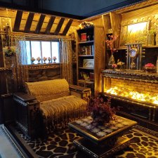 Шале  "Тихое" Румбокс 1:4 с интерактивным окном