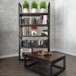 Стеллаж и столик в стиле лофт