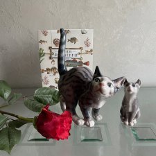 Полосатый Кот- символ Дня Рождения (Машин фарфоровый кошачий прайд)