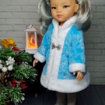 Шубка Снегурочки для Паола Рейна