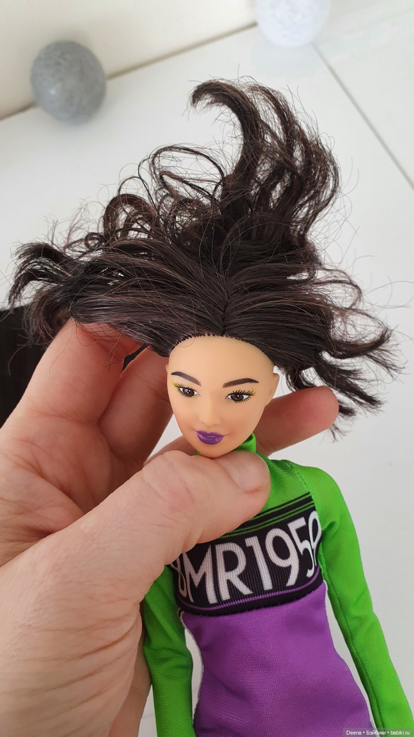 вот такое было у неё на голове!