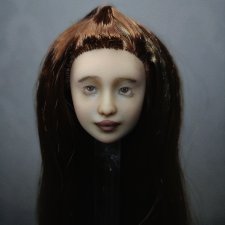 Роспись и прошивка головушки barbie барби