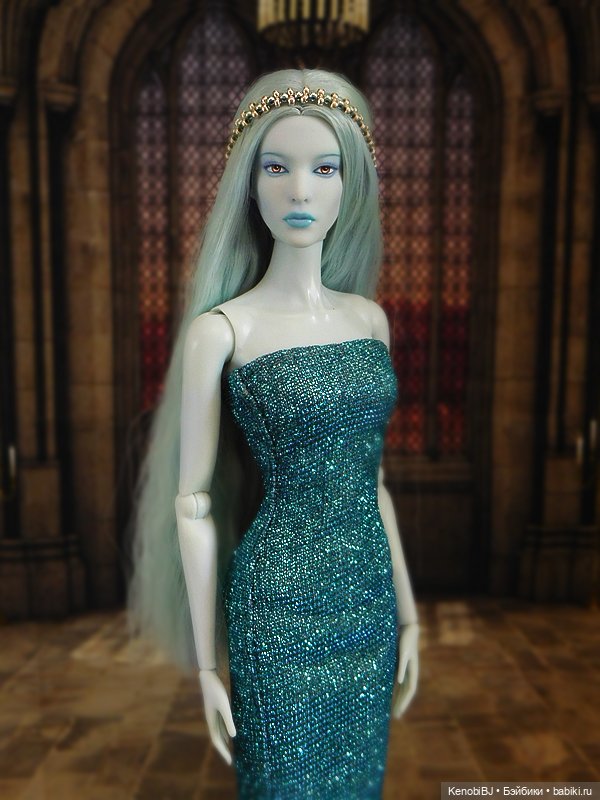 Лунный Лёд | Бэйбики Лунный Лёд — Портретный репейнт (ООАК) фэшн (фото 3)