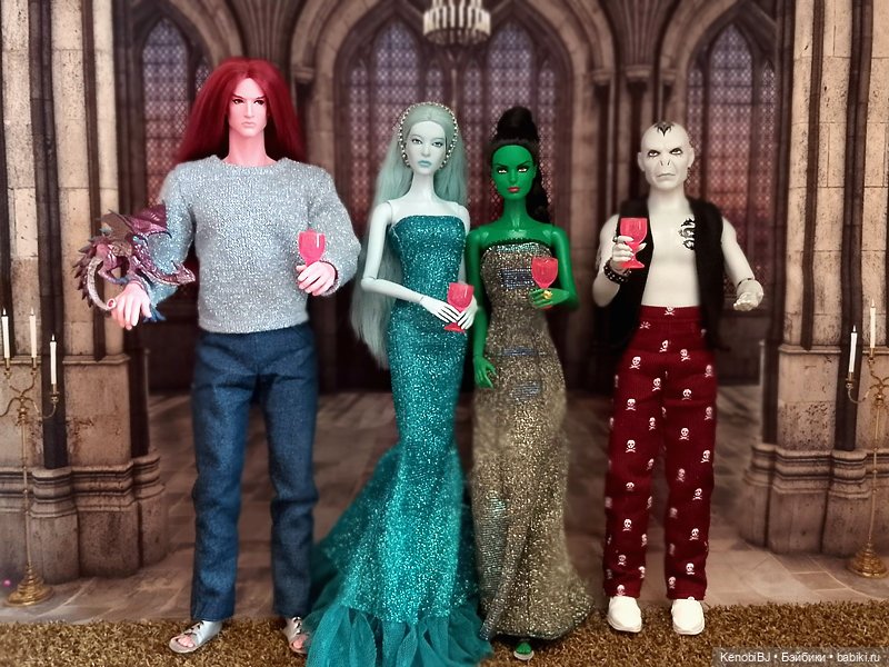 Лунный Лёд — Портретный репейнт (ООАК) фэшн (фото 6)