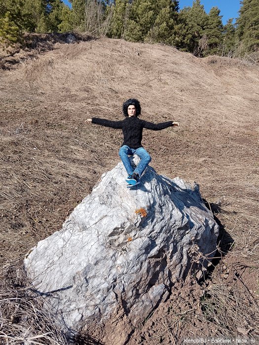 Апрельская прогулка Хави — Портретный репейнт (ООАК) фэшн (фото 8)