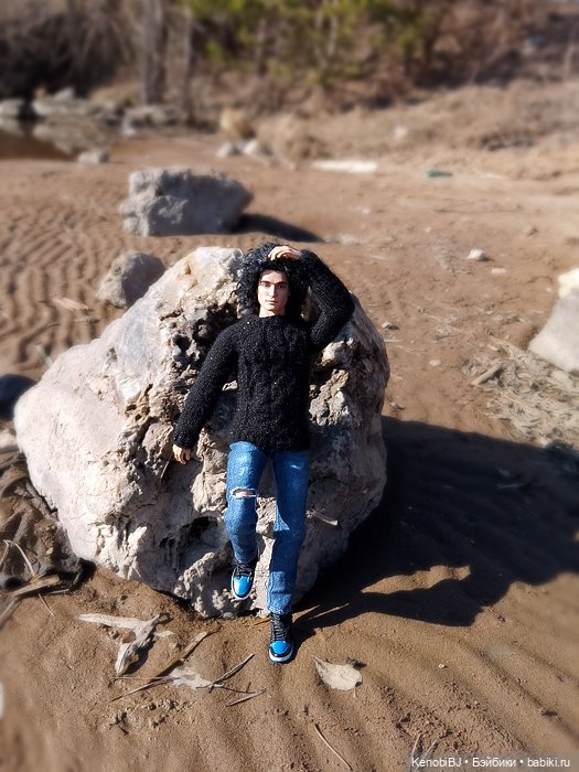 Апрельская прогулка Хави — Портретный репейнт (ООАК) фэшн (фото 9)