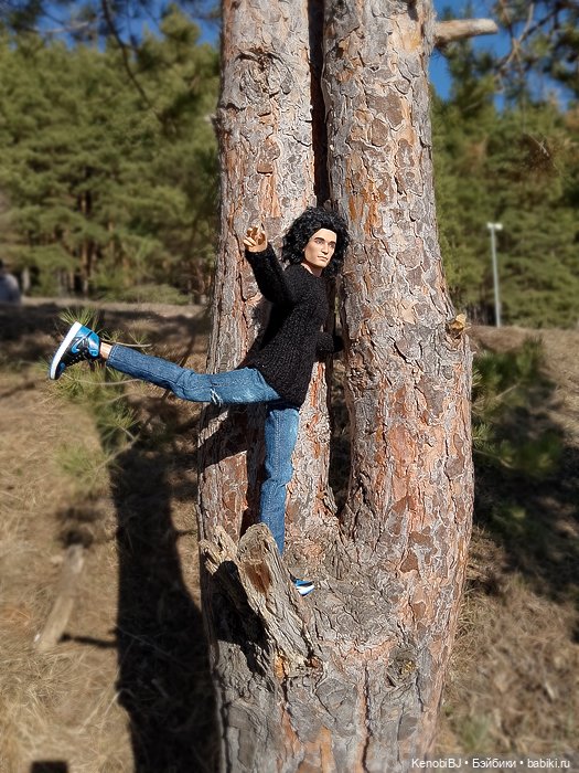 Апрельская прогулка Хави — Портретный репейнт (ООАК) фэшн