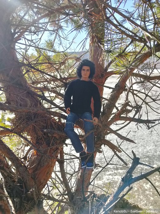 Апрельская прогулка Хави — Портретный репейнт (ООАК) фэшн (фото 4)